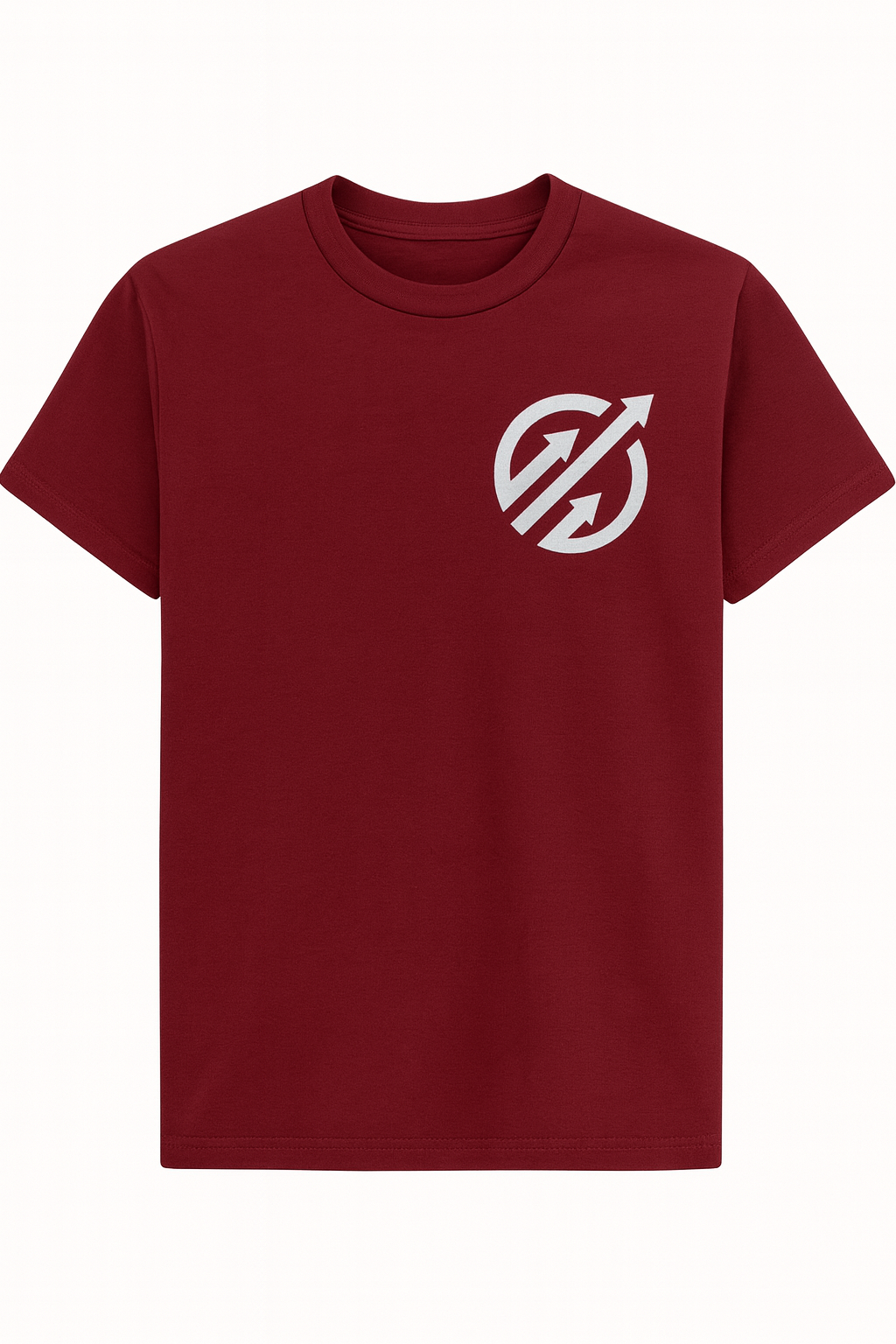 EverUp Heavyweight Men’s T-Shirt In Burgundy